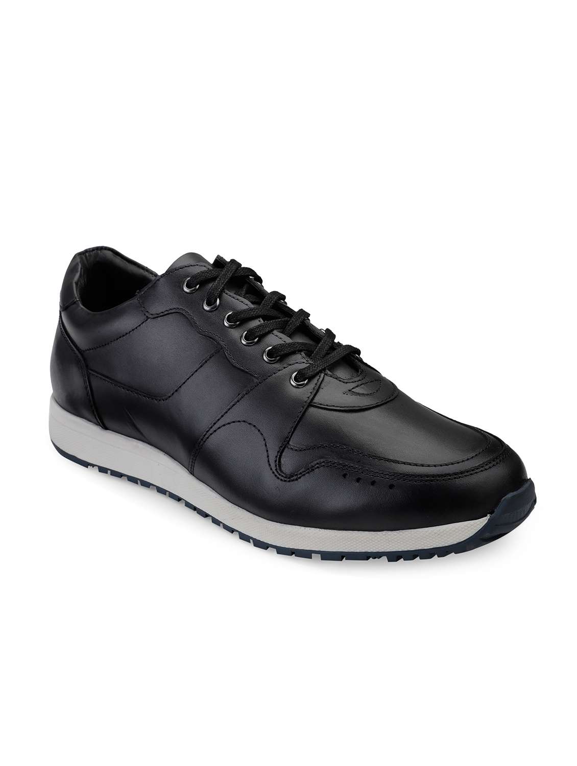 Buy online Grey Leather Winter Shoes Sneakers from Casual Shoes