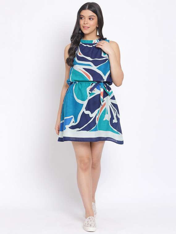 women's abstract dress - 17620623 - Standard Image - 3
