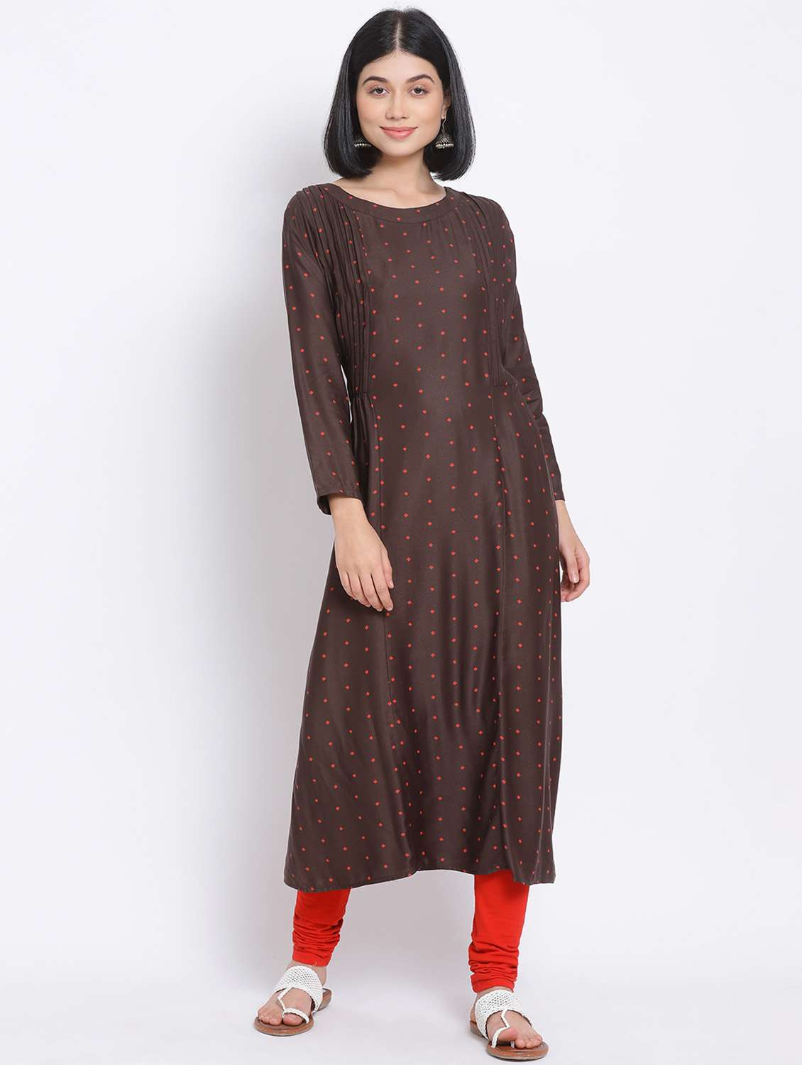 women's asymmetric kurta - 17620678 - Zoom Image - 0