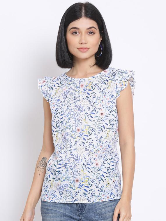 women's straight round neck top - 17620684 - Zoom Image - 0
