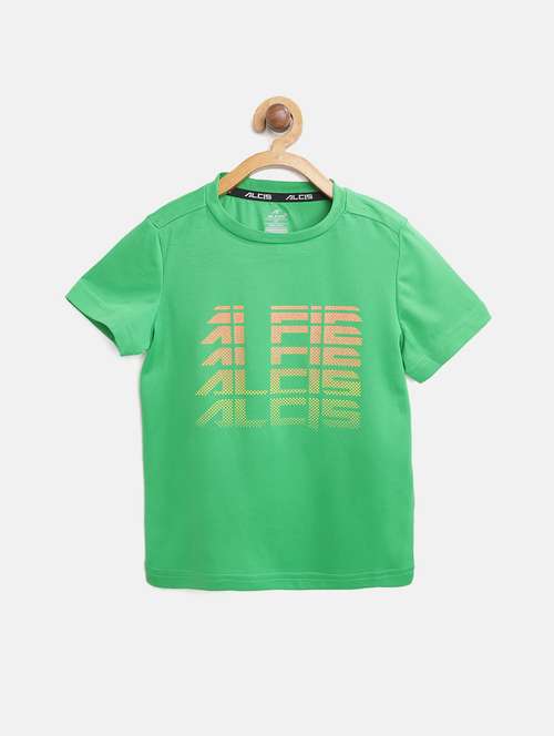 green polyester tshirt - 17620787 -  Standard Image - 0