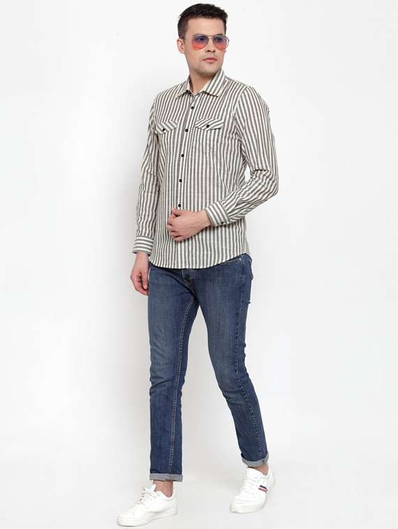 striped casual shirt  - 17620850 -  Standard Image - 3