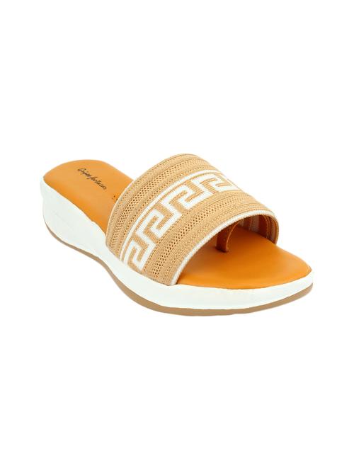 metallic synthetic slip on sandals - 17624451 - Standard Image - 0