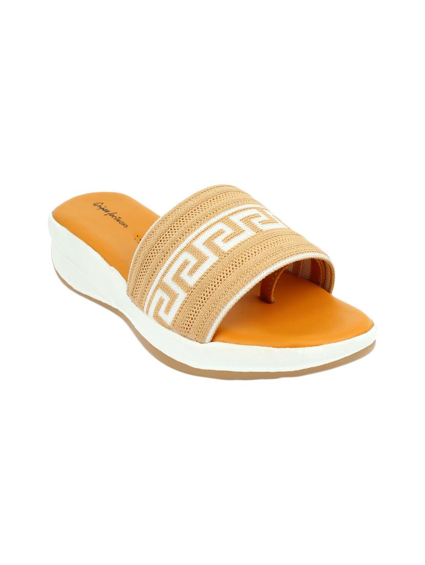 metallic synthetic slip on sandals - 17624451 - Zoom Image - 0