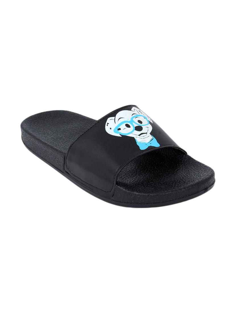 black synthetic  flip flops - 17624696 -  Zoom Image - 0