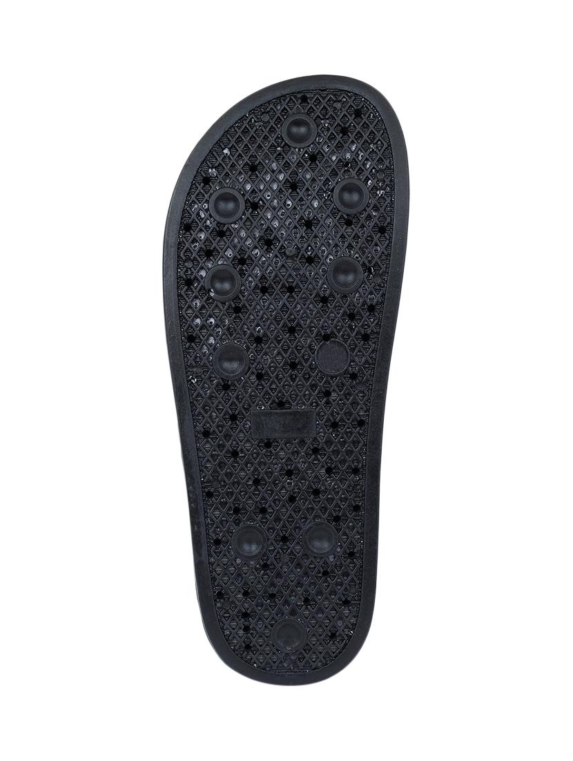 black synthetic flip flops - 17624696 - Standard Image - 3