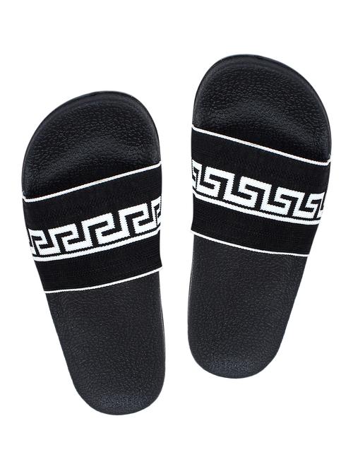 black slip on flip flop - 17624718 - Standard Image - 0