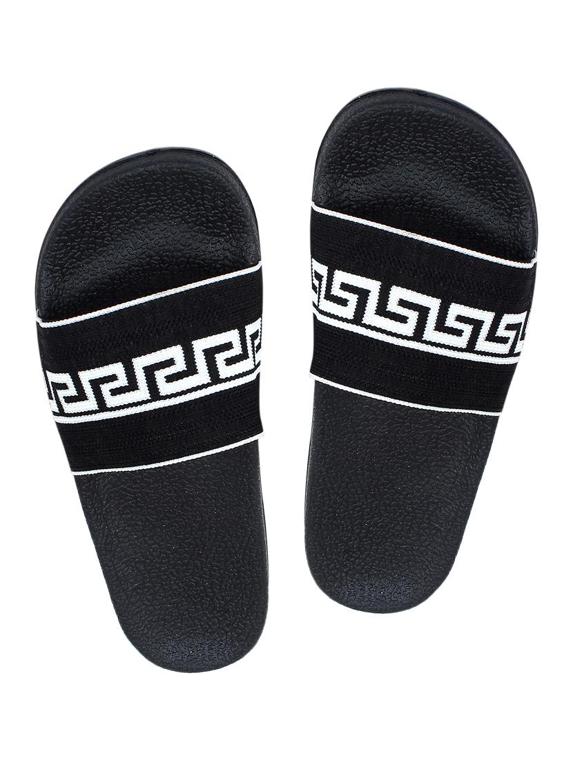 black slip on flip flop - 17624718 - Zoom Image - 0