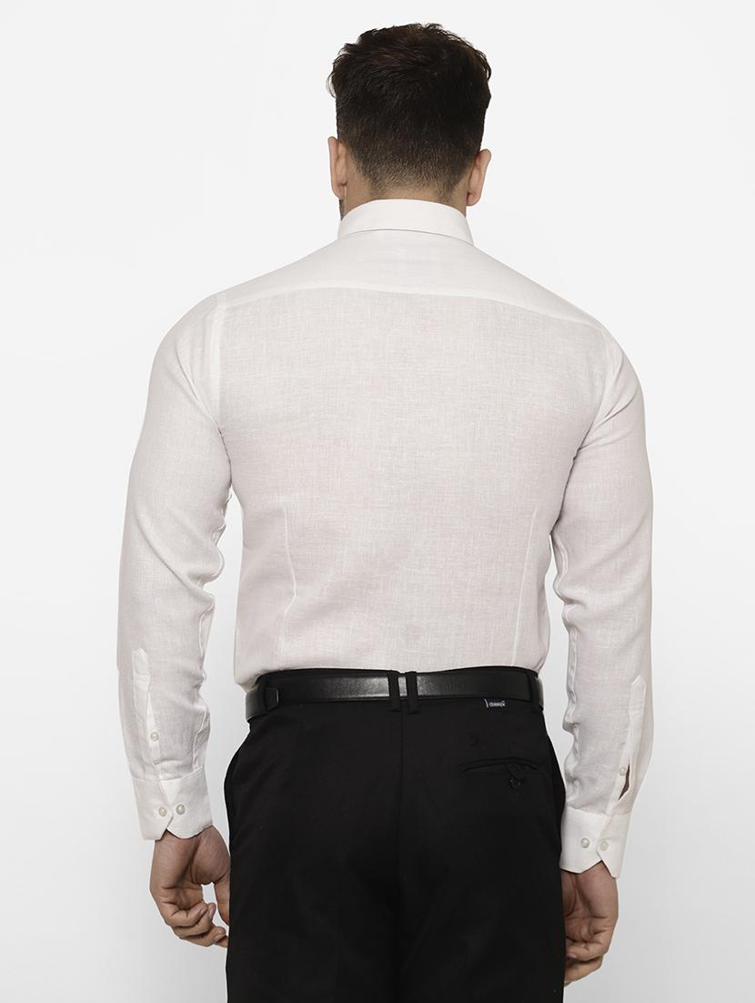 mens solids formal shirt - 17626520 - Standard Image - 3