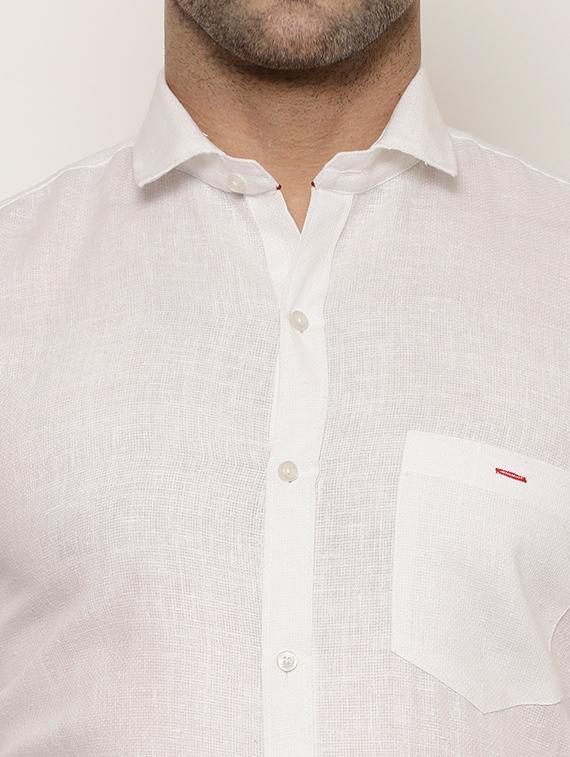 mens solids formal shirt - 17626520 - Standard Image - 5