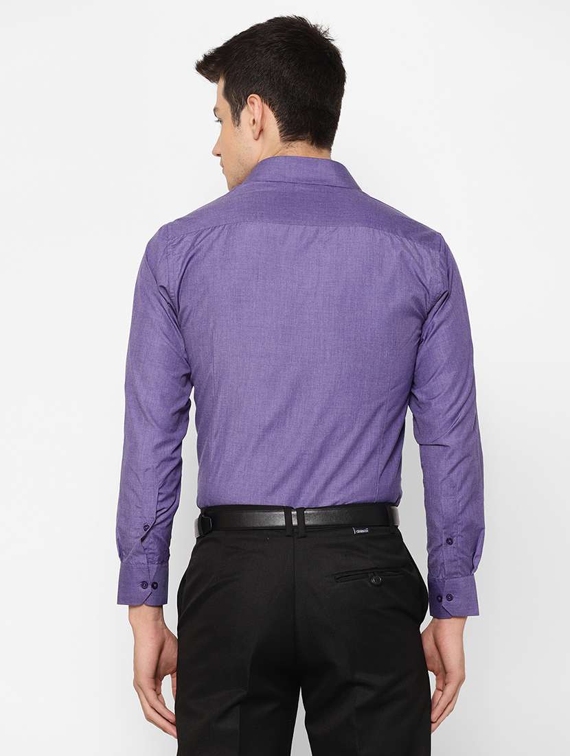 mens solids formal shirt - 17626541 -  Standard Image - 3