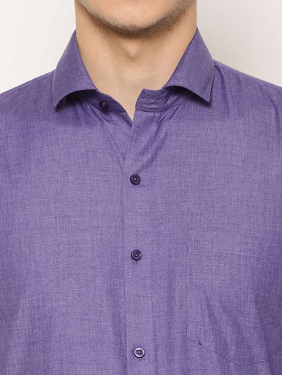 mens solids formal shirt - 17626541 -  Standard Image - 5