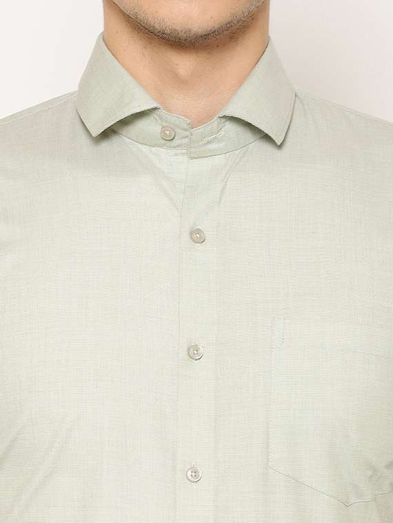 mens solids formal shirt - 17626543 -  Standard Image - 5