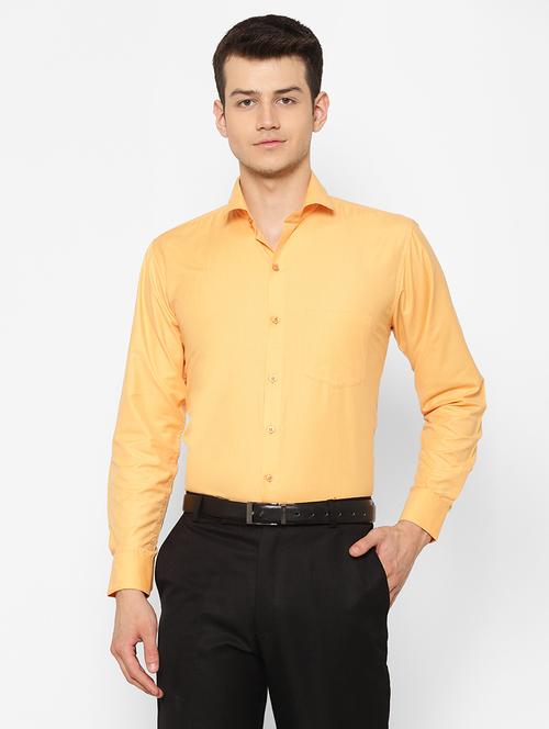 mens solids formal shirt - 17626545 - Standard Image - 0