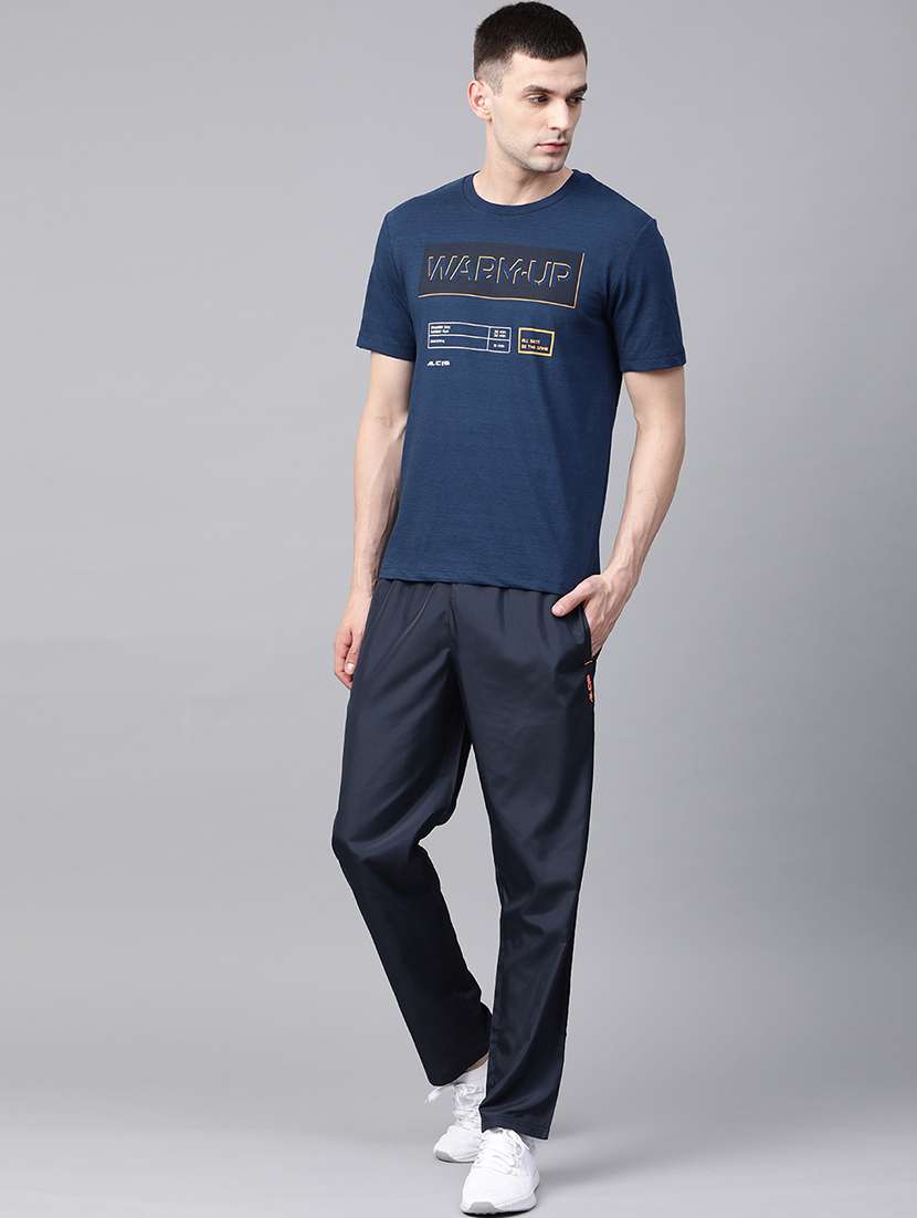 navy blue printed t-shirt - 17628163 - Standard Image - 3