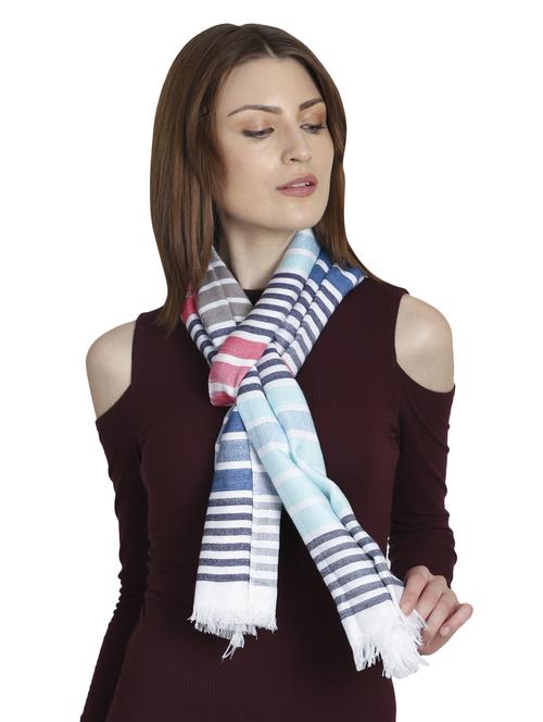 multi colored striped scarf - 17628257 -  Standard Image - 0