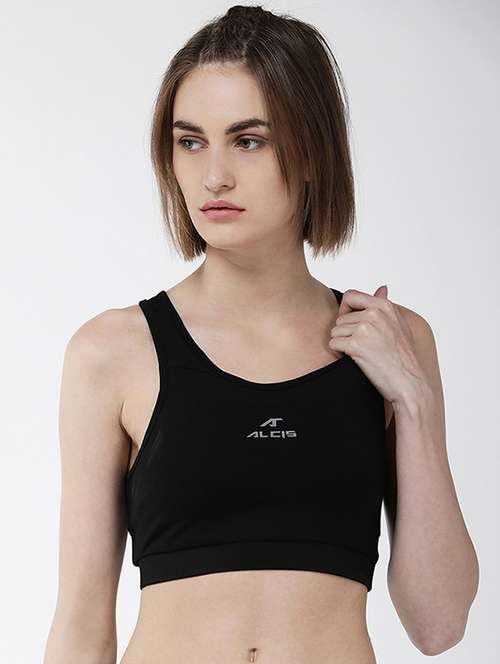 styled back sports bra - 17628710 - Standard Image - 0