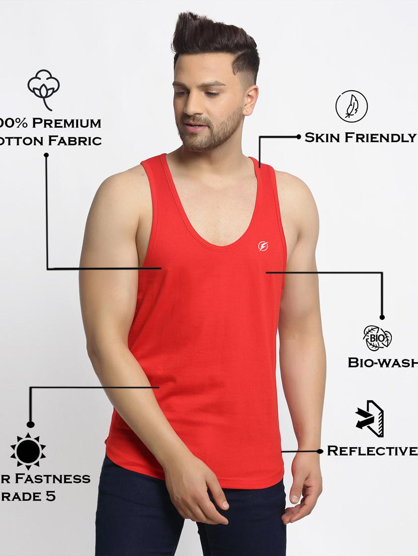 red solid vest - 17630302 - Standard Image - 3