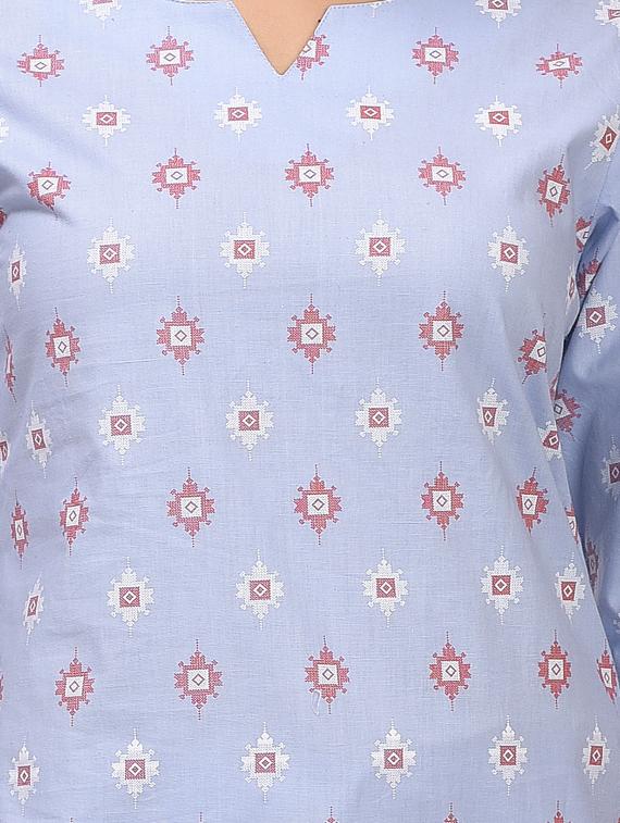 printed nightwear pyjama set - 17630376 - Standard Image - 3