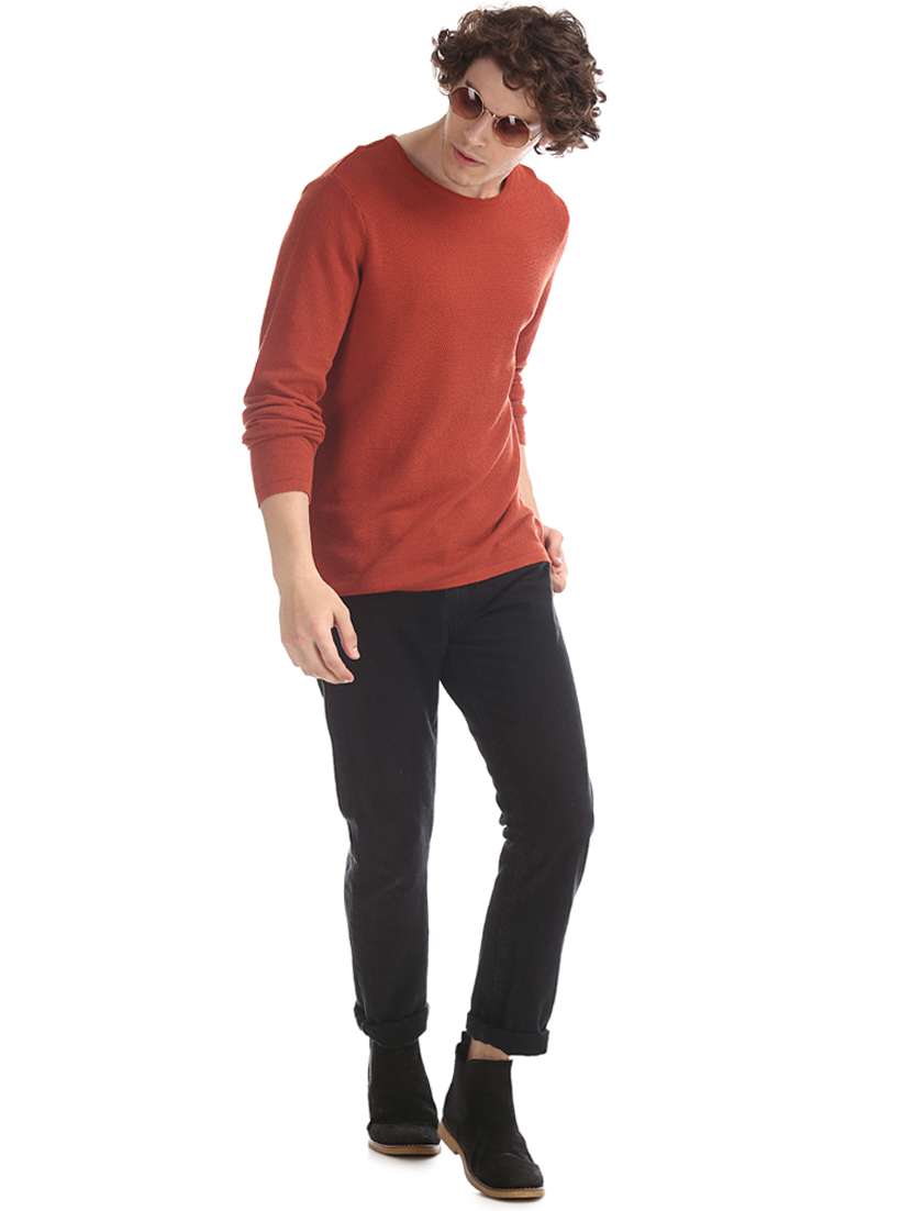 red self design t-shirt - 17631008 - Standard Image - 3