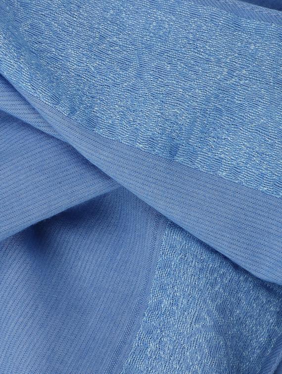 blue viscose stole - 17632577 - Standard Image - 5