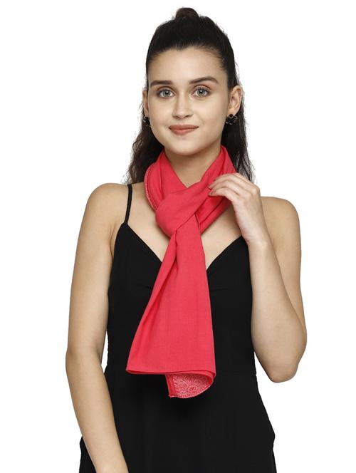 pink viscose stole - 17632578 - Standard Image - 0