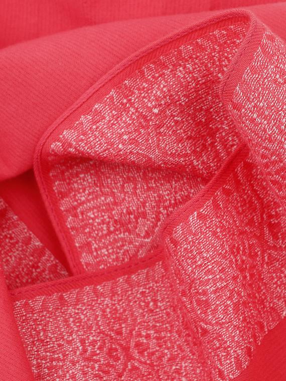 pink viscose stole - 17632578 - Standard Image - 5
