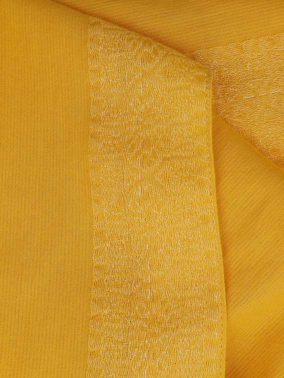 yellow viscose stole - 17632579 - Standard Image - 5