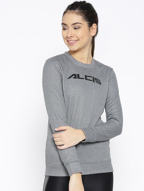 crew neck melange sweatshirt - 17633013 -  Standard Image - 0