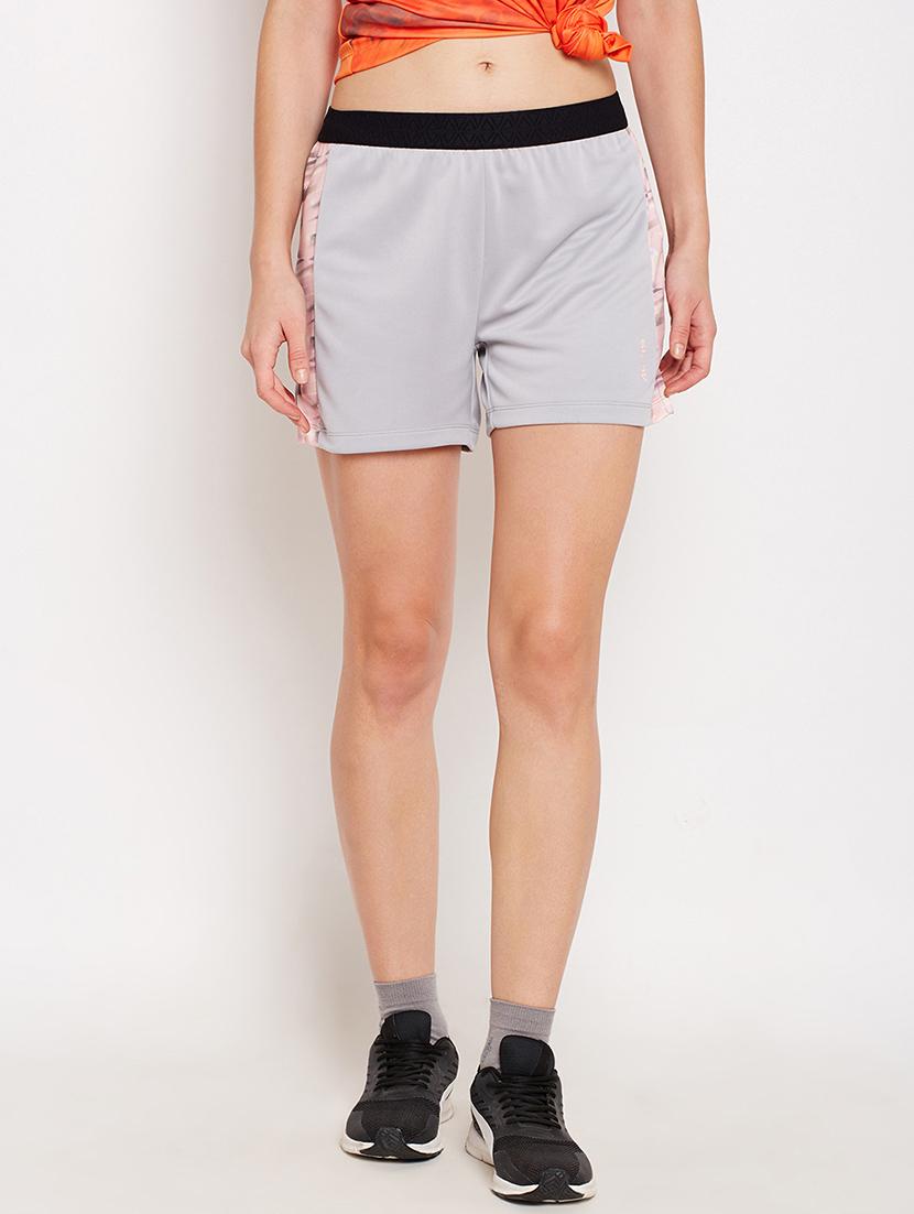 grey polyester sports shorts  - 17633026 -  Zoom Image - 0