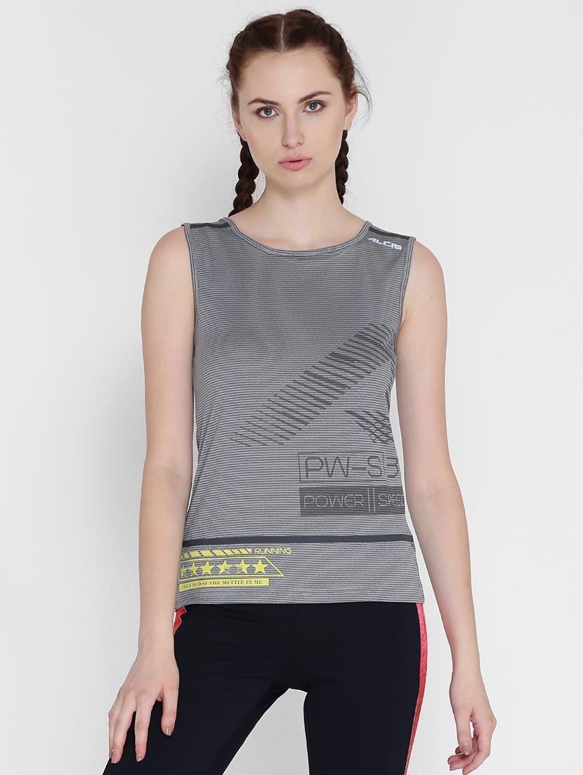 round neck sports top - 17633029 - Zoom Image - 0