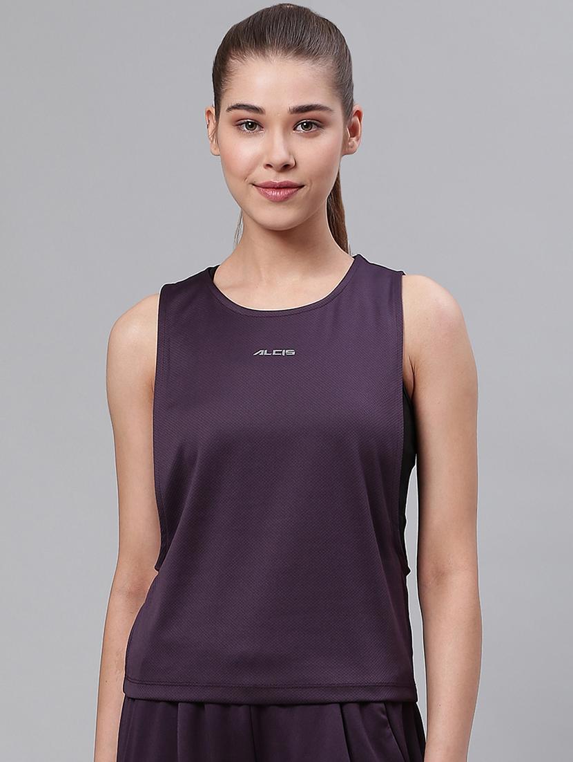 round neck sports top - 17633046 - Zoom Image - 0