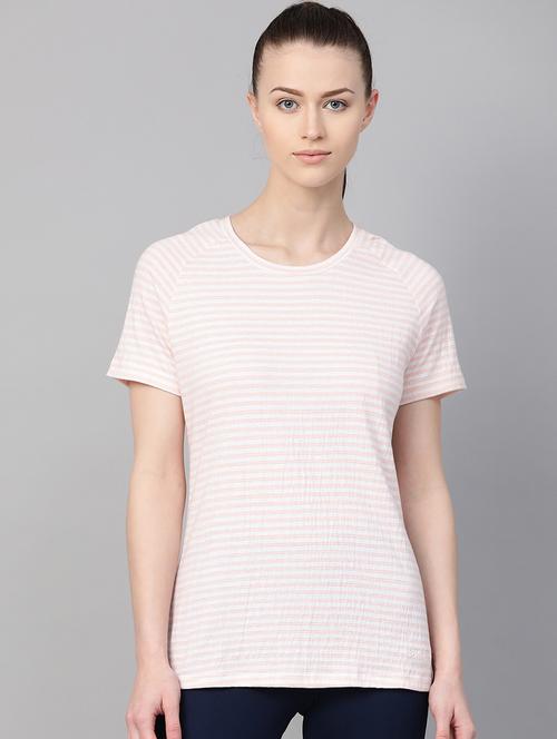 round neck striped tee - 17633058 - Standard Image - 0