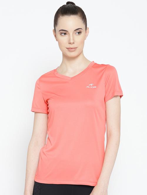 v neck solid tee - 17633068 - Standard Image - 0