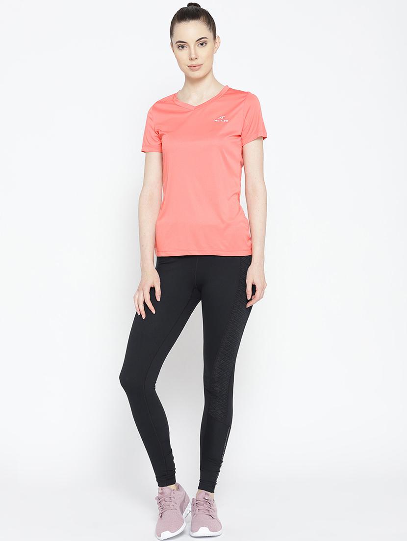 v neck solid tee - 17633068 - Standard Image - 3