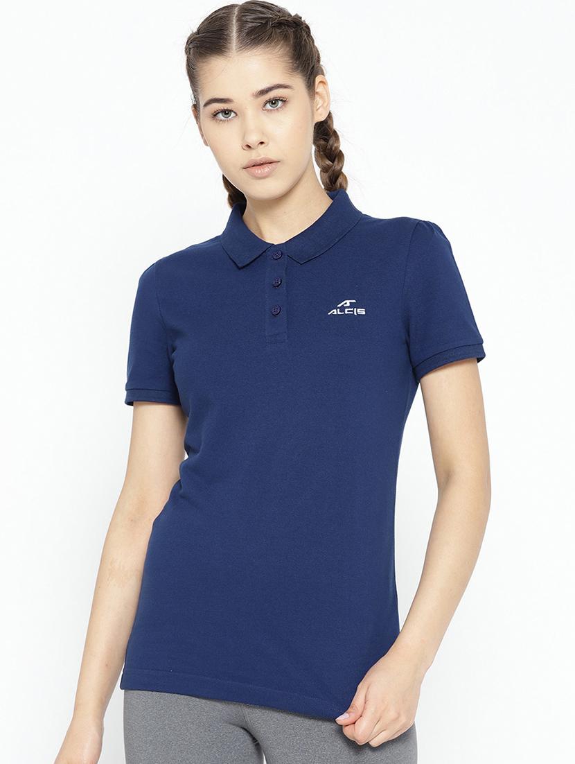 shirt collar solid solid tee - 17633107 - Zoom Image - 0