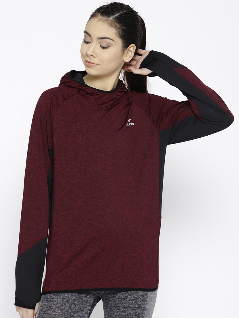 hooded neck solid sweatshirt  - 17633137 -  Zoom Image - 0