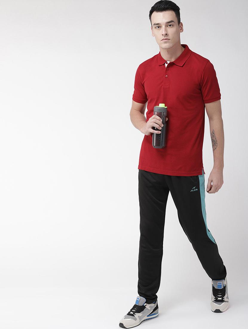 red solid polo t-shirt - 17633152 - Standard Image - 3