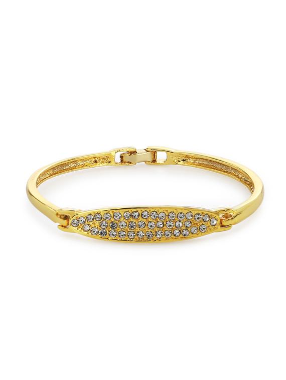 gold metal bangle bracelet - 17633464 - Zoom Image - 0