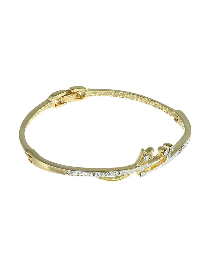gold metal bangle bracelet