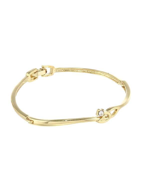 gold metal bangle bracelet - 17633538 - Zoom Image - 0