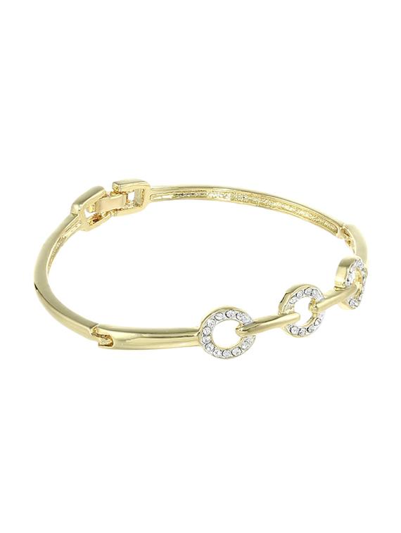 gold metal bangle bracelet