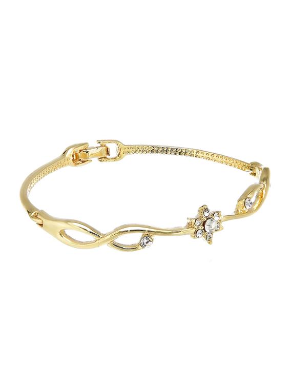 gold metal bangle bracelet