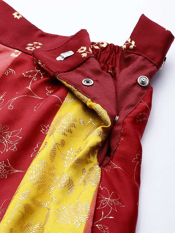 blue cotton flared lehenga - 17633664 -  Standard Image - 3