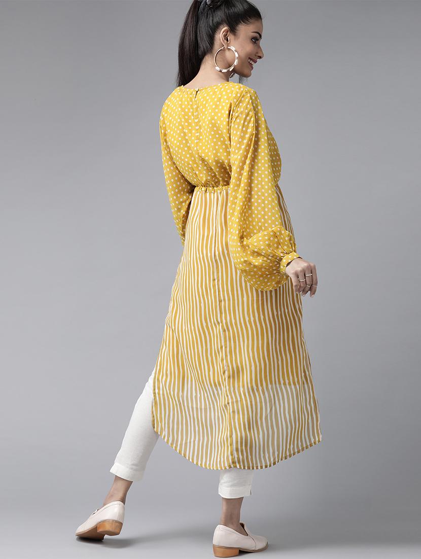 drawstring waist printed tunics kaftan - 17633686 - Standard Image - 3