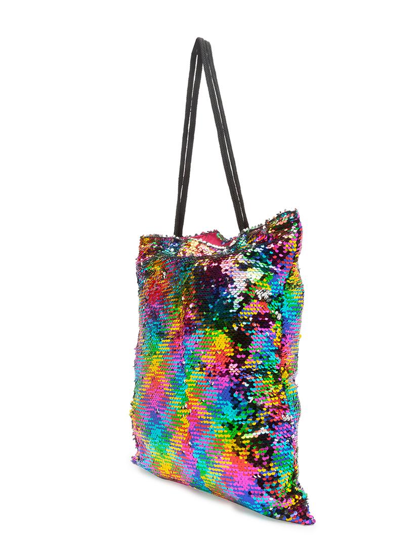 multi colored leatherette (pu) handbag - 17633733 - Standard Image - 3