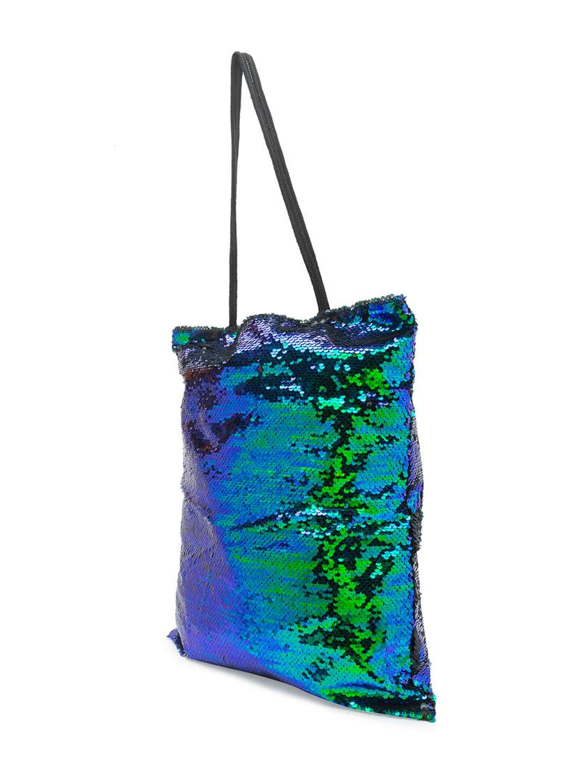 green leatherette (pu) handbag - 17633734 -  Standard Image - 3