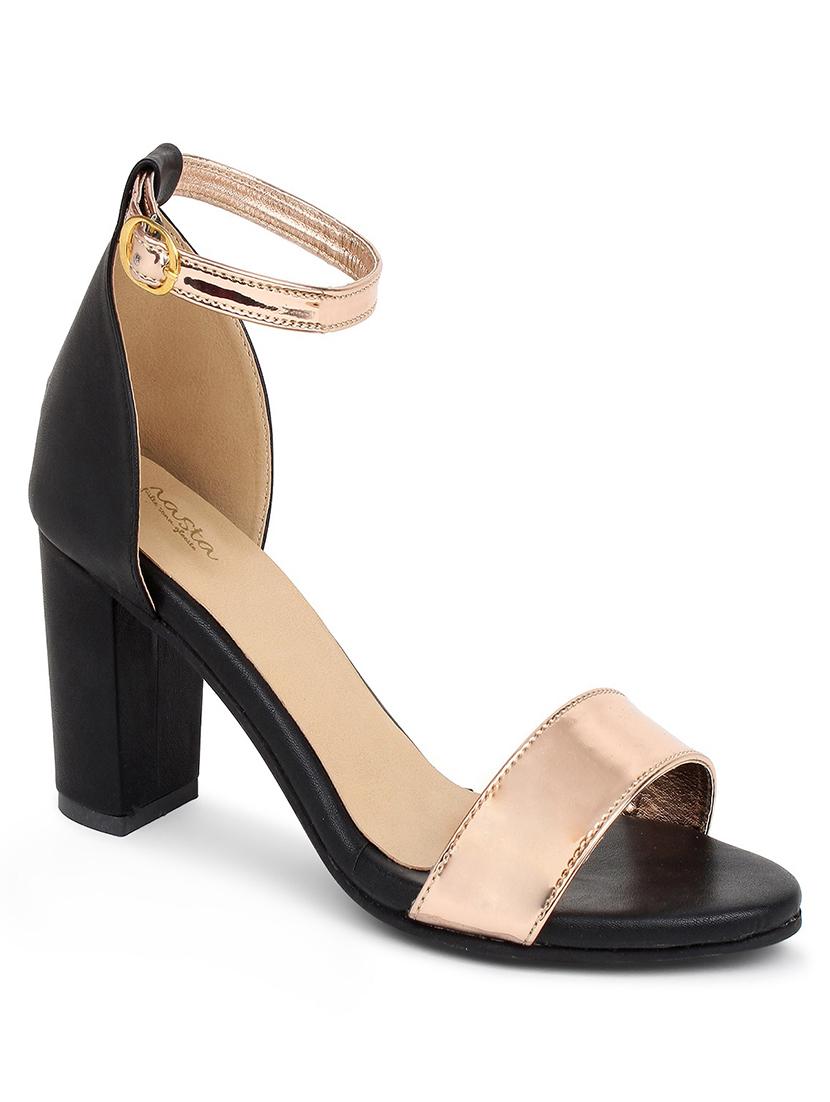 copper patent leather closed back sandals - 17636408 - Zoom Image - 0