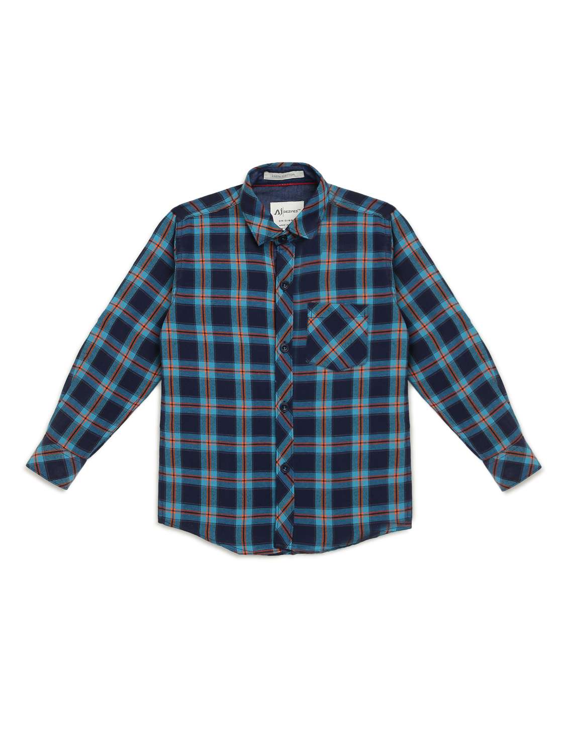 blue checkered shirt - 17642474 - Zoom Image - 0