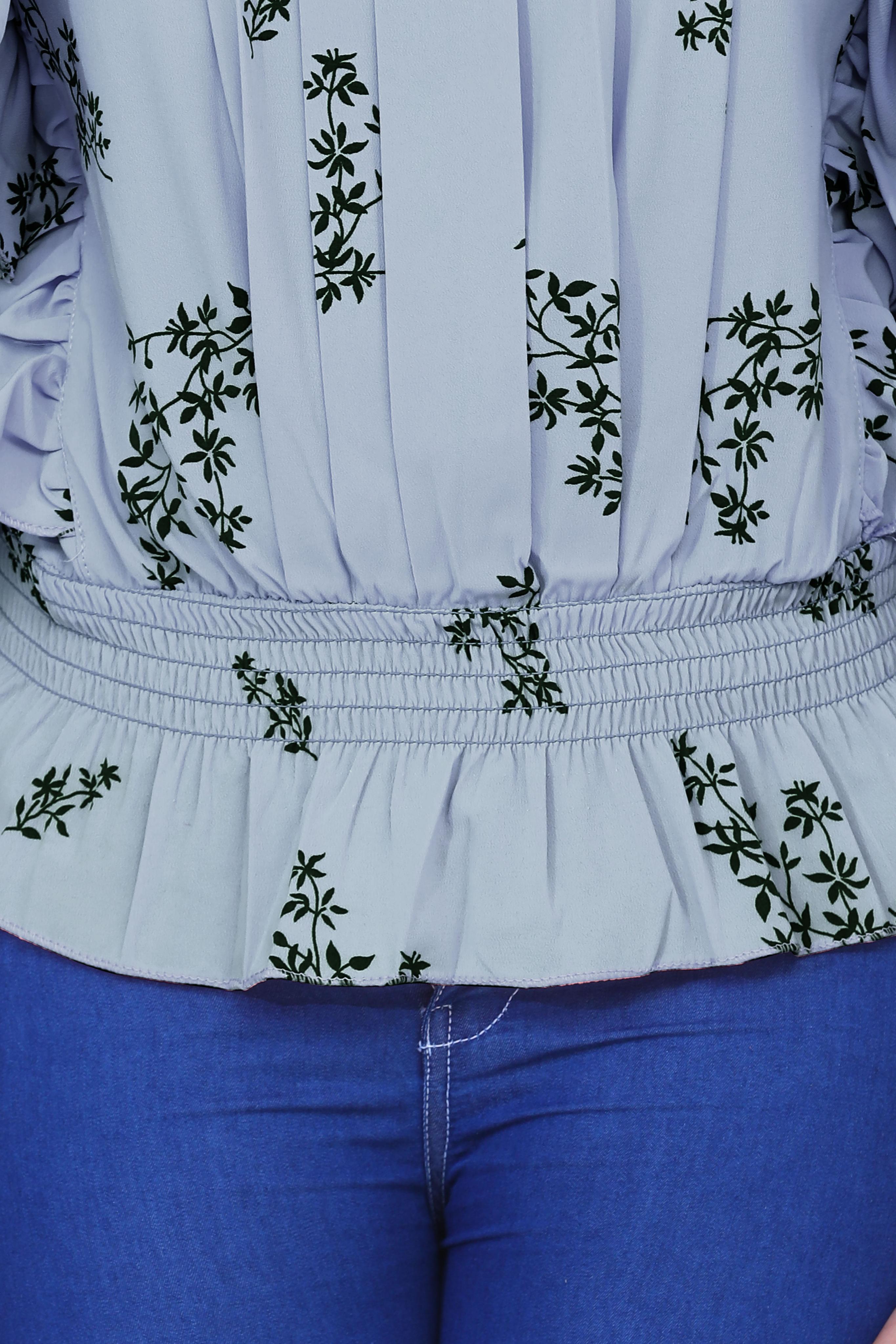 floral top with trouser set - 17645678 - Standard Image - 3